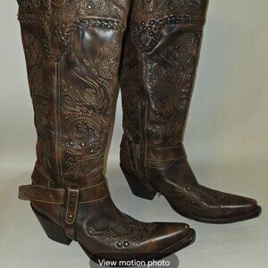 Corral Leather Boots Size 10